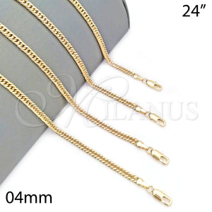 Gold Filled Necklace — Basic Necklace Polished 04.63. Thickness 24 Inches Length — main product view — SKU 133332 | Oro Laminado collar — básico Necklace pulido 04.63. Thickness 24 Inches Length — SKU 133332