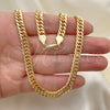 Oro Laminado Basic Necklace, Gold Filled Style Polished, Golden Finish, 04.63.1404.24 (06 MM Thickness, 24 Inches Length)