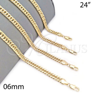 Gold Filled Necklace — Basic Necklace Polished 04.63. 06 MM Thickness 24 — main product view — SKU 133335 | Oro Laminado collar — básico Necklace pulido 04.63. 06 MM Thickness 24 — SKU 133335