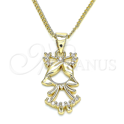 Gold Filled Gold-Filled Little Girl Necklace 04.156.0259.20 for wholesale, main product view