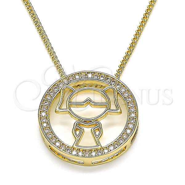 Gold-Filled Little Girl Necklace 04.156.0262.20 — main product image — SKU 133388 | Collar de Oro Laminado 04.156.0262.20 — imagen principal del producto — SKU 133388