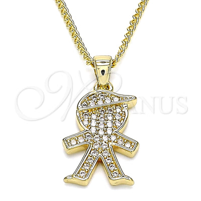 Gold Filled Gold-Filled Little Boy Necklace 04.156.0269.20 for wholesale, main product view