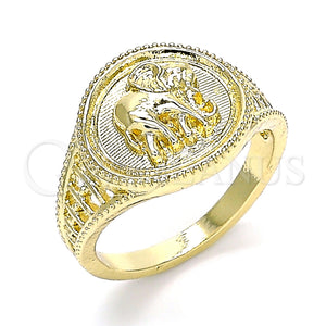 Gold Filled Ring — Elegant Ring Elephant Design Polished 01. Size 8 — main product view — SKU 133427 | Oro Laminado anillo — Elegant Ring Elephant diseño pulido 01. Size 8 — SKU 133427