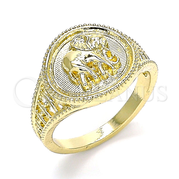 Gold Filled Ring — Elegant Ring Elephant Design Polished 01. Size 9 — main product view — SKU 133428 | Oro Laminado anillo — Elegant Ring Elephant diseño pulido 01. Size 9 — SKU 133428