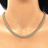 Oro Laminado Necklace and Bracelet, Gold Filled Style Polished, Golden Finish, 06.145.0001