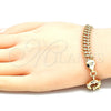 Oro Laminado Basic Bracelet, Gold Filled Style Polished, Golden Finish, 03.145.0009.08 (08 MM Thickness, 8 Inches Length)