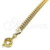 Oro Laminado Basic Bracelet, Gold Filled Style Polished, Golden Finish, 03.145.0009.08 (08 MM Thickness, 8 Inches Length)