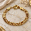 Oro Laminado Basic Bracelet, Gold Filled Style Polished, Golden Finish, 03.145.0009.08 (08 MM Thickness, 8 Inches Length)