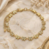 Oro Laminado Fancy Bracelet, Gold Filled Style Butterfly Design, Polished, Golden Finish, 03.145.0013.08 (06 MM Thickness, 8 Inches Length)