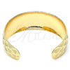 Oro Laminado Individual Bangle, Gold Filled Style Polished, Golden Finish, 07.101.0021 (25 MM Thickness, One size fits all)