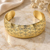 Oro Laminado Individual Bangle, Gold Filled Style Polished, Golden Finish, 07.101.0021 (25 MM Thickness, One size fits all)