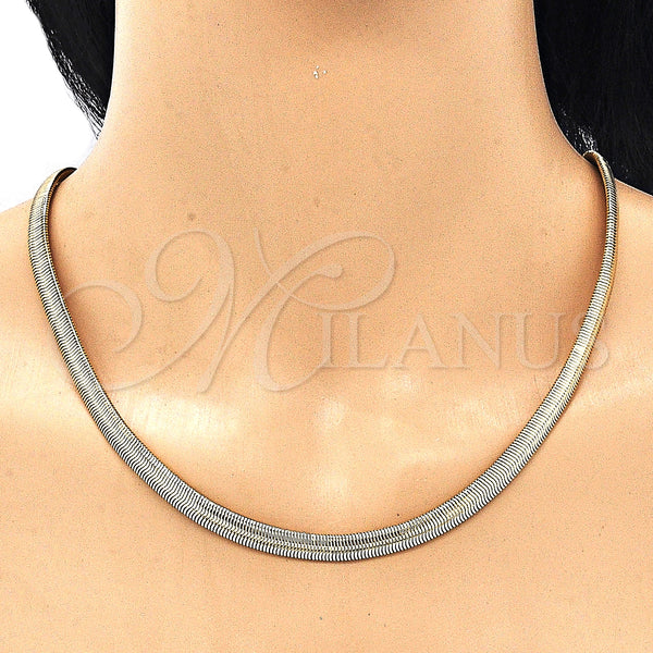 Gold Filled Bracelet — Necklace and Bracelet Rat Tail Design Polished 06. — alternate product view — SKU 133656 | Oro Laminado brazalete — Necklace and Bracelet Rat Tail diseño pulido 06. — SKU 133656