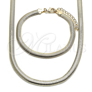 Gold Filled Bracelet — Necklace and Bracelet Rat Tail Design Polished 06. — main product view — SKU 133656 | Oro Laminado brazalete — Necklace and Bracelet Rat Tail diseño pulido 06. — SKU 133656