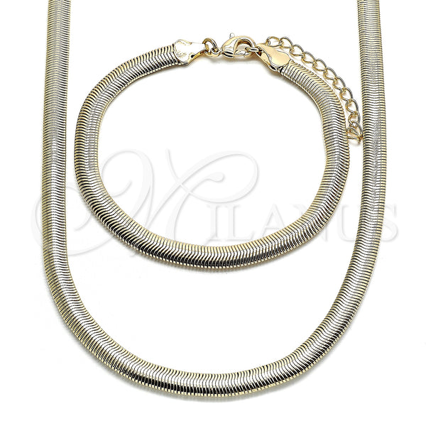 Gold Filled Bracelet — Necklace and Bracelet Rat Tail Design Polished 06. — main product view — SKU 133656 | Oro Laminado brazalete — Necklace and Bracelet Rat Tail diseño pulido 06. — SKU 133656