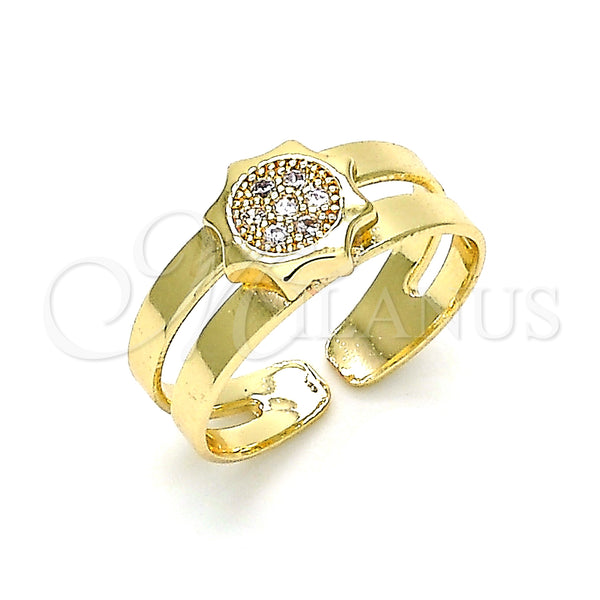 Gold Filled Ring — Baby Ring with White Micro Pave Polished 01. — main product view — SKU 133731 | Oro Laminado anillo — Baby Ring with blanco Micro Pave pulido 01. — SKU 133731