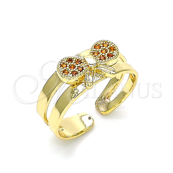Gold Filled Ring — Baby Ring with Garnet Micro Pave Polished 01. — main product view — SKU 133741 | Oro Laminado anillo — Baby Ring with Garnet Micro Pave pulido 01. — SKU 133741