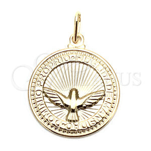 Gold Filled Pendant — Religious Pendant Eagle Design Resin 05.09. — main product view — SKU 133783 | Oro Laminado dije — Religious Pendant Eagle diseño Resin 05.09. — SKU 133783