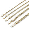 Oro Laminado Basic Bracelet, Gold Filled Style Rope Design, Polished, Golden Finish, 04.213.0206.08 (06 MM Thickness, 8 Inches Length)