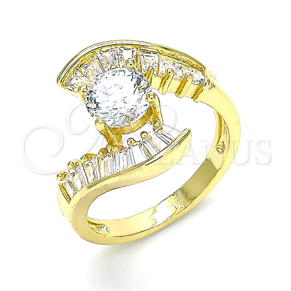 Gold Filled Gold-Filled Baguette Ring 01.283.0018.08 for wholesale, main product view