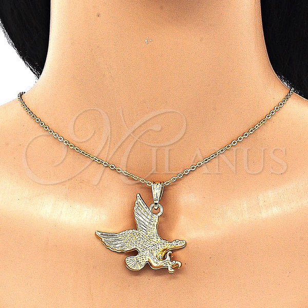 Gold Filled Pendant — Fancy Pendant Eagle Design Polished 05. — alternate product view — SKU 133869 | Oro Laminado dije — elegante Pendant Eagle diseño pulido 05. — SKU 133869