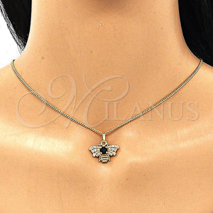 Gold Filled Ring — Earring and Pendant Adult Set Bee Design with — main product view — SKU 133960 | Oro Laminado anillo — Earring and Pendant Adult Set Bee diseño with — SKU 133960