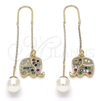 Gold Filled Gold-Filled Elephant Earrings 02.210.0358.1 for wholesale, main product view