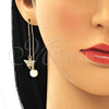Dorado Oro Laminado Aretes, vista 2 de la galería del producto por Mayoreo, vista adicional 2 del producto