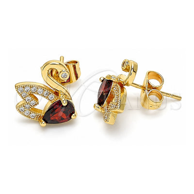 Gold-Filled Swan Earrings 02.210.0372.1 — main product image — SKU 134026 | Aretes de Oro Laminado 02.210.0372.1 — imagen principal del producto — SKU 134026