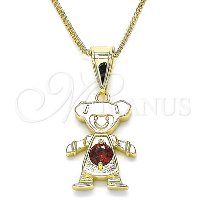 Collar de Oro Laminado 04.253.0013.20 por Mayoreo, vista principal del producto