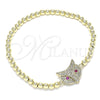 Dorado Oro Laminado Pulsera, vista 4 de la galería del producto por Mayoreo, vista adicional 4 del producto