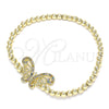 Dorado Oro Laminado Pulsera, vista 3 de la galería del producto por Mayoreo, vista adicional 3 del producto
