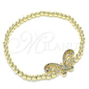 Dorado Oro Laminado Pulsera, vista 4 de la galería del producto por Mayoreo, vista adicional 4 del producto