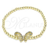 Dorado Oro Laminado Pulsera, vista principal del producto por Mayoreo, vista principal del producto