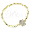 Dorado Oro Laminado Pulsera, vista 4 de la galería del producto por Mayoreo, vista adicional 4 del producto