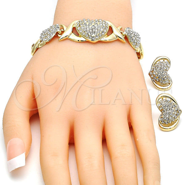Gold Filled Ring — Necklace Bracelet and Earring Heart and Hugs and — alternate product view — SKU 134129 | Oro Laminado anillo — Necklace Bracelet and Earring corazón and Hugs and — SKU 134129