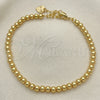Oro Laminado Fancy Bracelet, Gold Filled Style Polished, Golden Finish, 03.93.0015.08 (04 MM Thickness, 8 for wholesale, additional product view 6