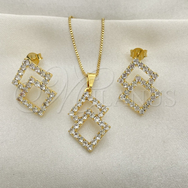 Gold Filled Ring — Earring and Pendant Adult Set Box Design with — alternate product view — SKU 134169 | Oro Laminado anillo — Earring and Pendant Adult Set Box diseño with — SKU 134169