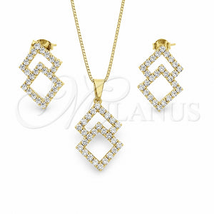 Gold Filled Ring — Earring and Pendant Adult Set Box Design with — main product view — SKU 134169 | Oro Laminado anillo — Earring and Pendant Adult Set Box diseño with — SKU 134169