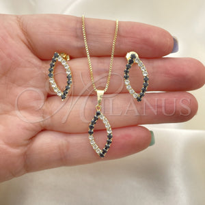 Gold Filled Ring — Earring and Pendant Adult Set Box and Leaf — main product view — SKU 134196 | Oro Laminado anillo — Earring and Pendant Adult Set Box and Leaf — SKU 134196