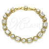 Gold Filled Bracelet — Tennis Bracelet with White Cubic Zirconia Polished 03. — alternate product view — SKU 134315 | Oro Laminado brazalete — Tennis Bracelet with blanco Cubic Zirconia pulido 03. — SKU 134315
