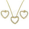 Dorado Oro Laminado Juego de Joyería, vista 4 de la galería del producto por Mayoreo, vista adicional 4 del producto