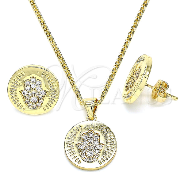 Gold Filled Ring — Earring and Pendant Adult Set Judaica and Hand — main product view — SKU 134417 | Oro Laminado anillo — Earring and Pendant Adult Set Judaica and Hand — SKU 134417