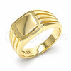 Oro Laminado Baby Ring, Gold Filled Style Polished, Golden Finish, 01.185.0013.02 (Size 2)