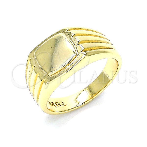 Oro Laminado Baby Ring, Gold Filled Style Polished, Golden Finish, 01.185.0013.02 (Size 2)
