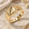 Oro Laminado Baby Ring, Gold Filled Style Polished, Golden Finish, 01.185.0013.05 (Size 5)