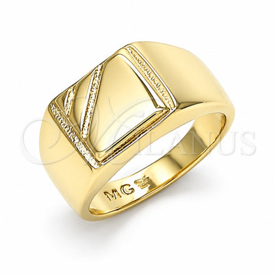Oro Laminado Baby Ring, Gold Filled Style Polished, Golden Finish, 01.185.0014.02 (Size 2)