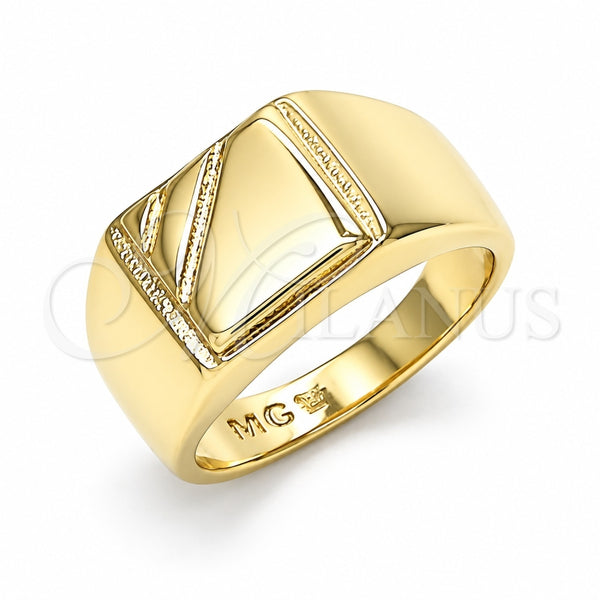 Oro Laminado Baby Ring, Gold Filled Style Polished, Golden Finish, 01.185.0014.02 (Size 2)