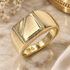 Oro Laminado Baby Ring, Gold Filled Style Polished, Golden Finish, 01.185.0014.03 (Size 3)
