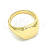 Oro Laminado Baby Ring, Gold Filled Style Polished, Golden Finish, 01.185.0015.04 (Size 4)