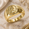 Oro Laminado Baby Ring, Gold Filled Style Polished, Golden Finish, 01.185.0016.02 (Size 2)
